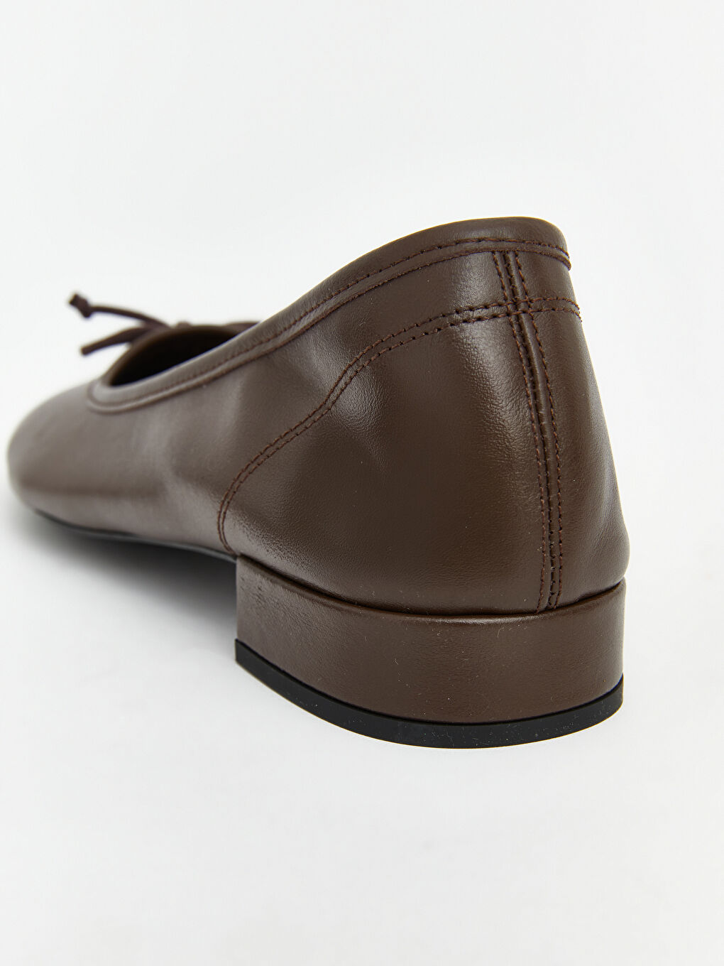 Kahverengi Fiyonk Detaylı Kadın Babet -4