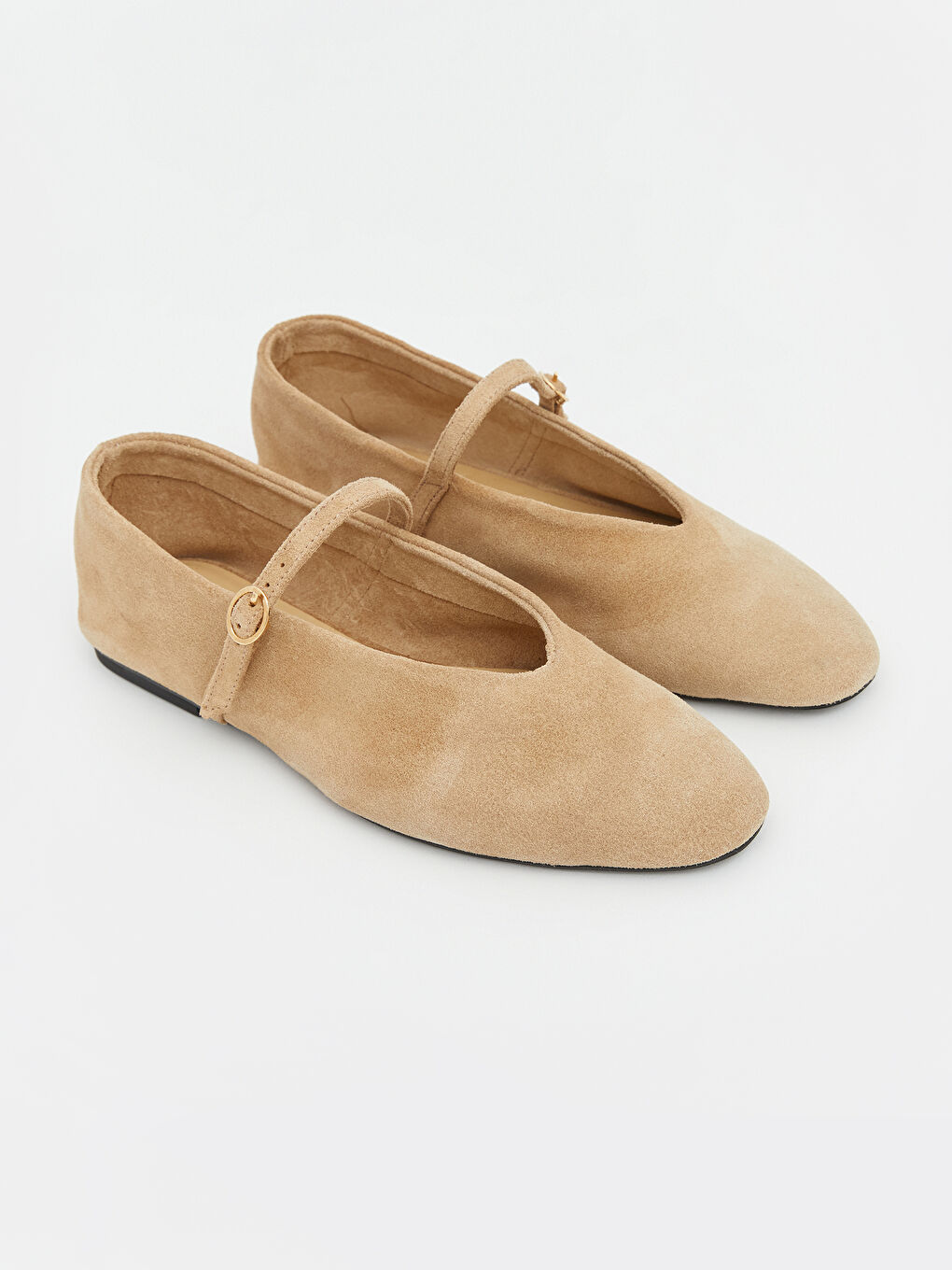 Kahverengi Süet Kadın Babet