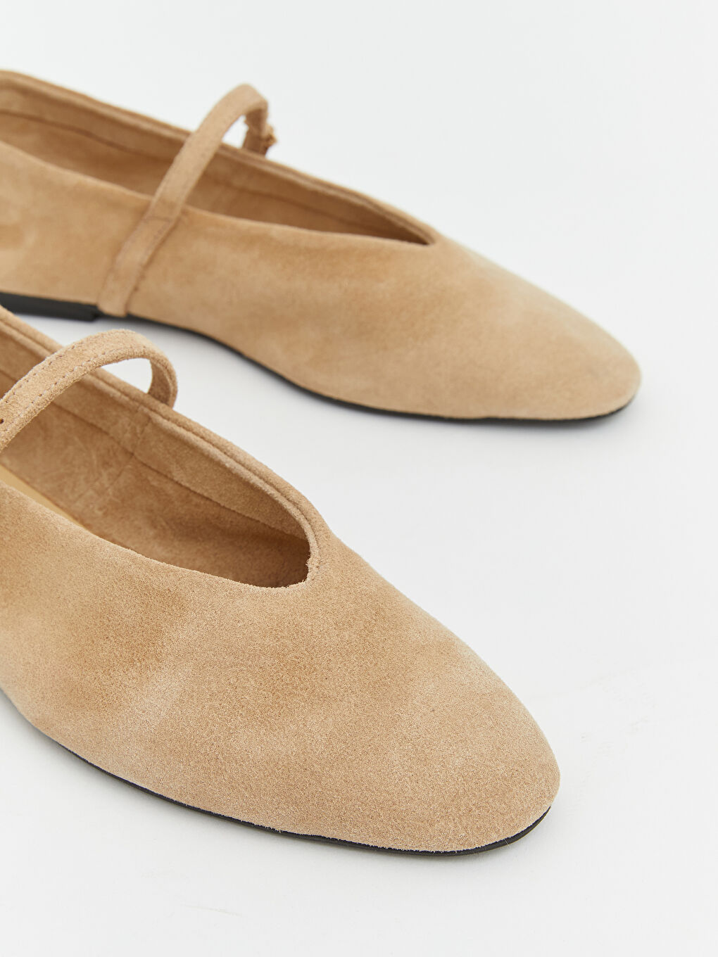 Kahverengi Süet Kadın Babet-2