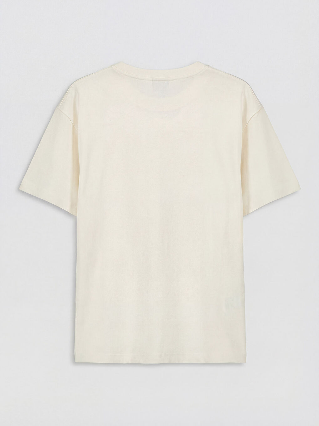 Crew Neck Printed Girls' T-Shirt-2