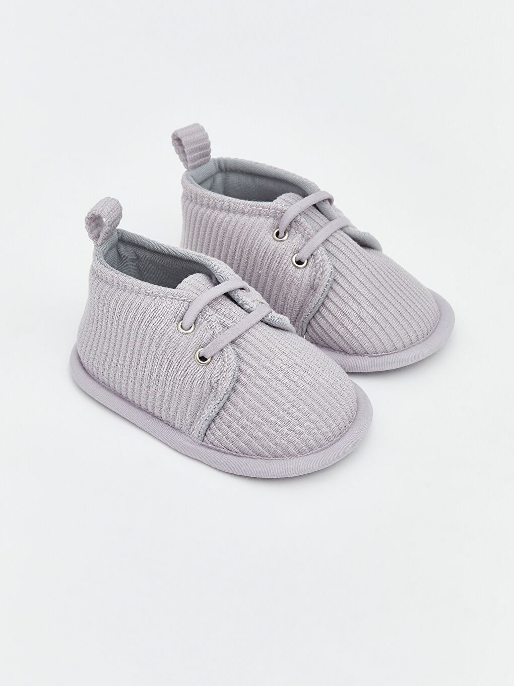 Gri Fitilli Erkek Bebek Yürüme Öncesi Ayakkabı