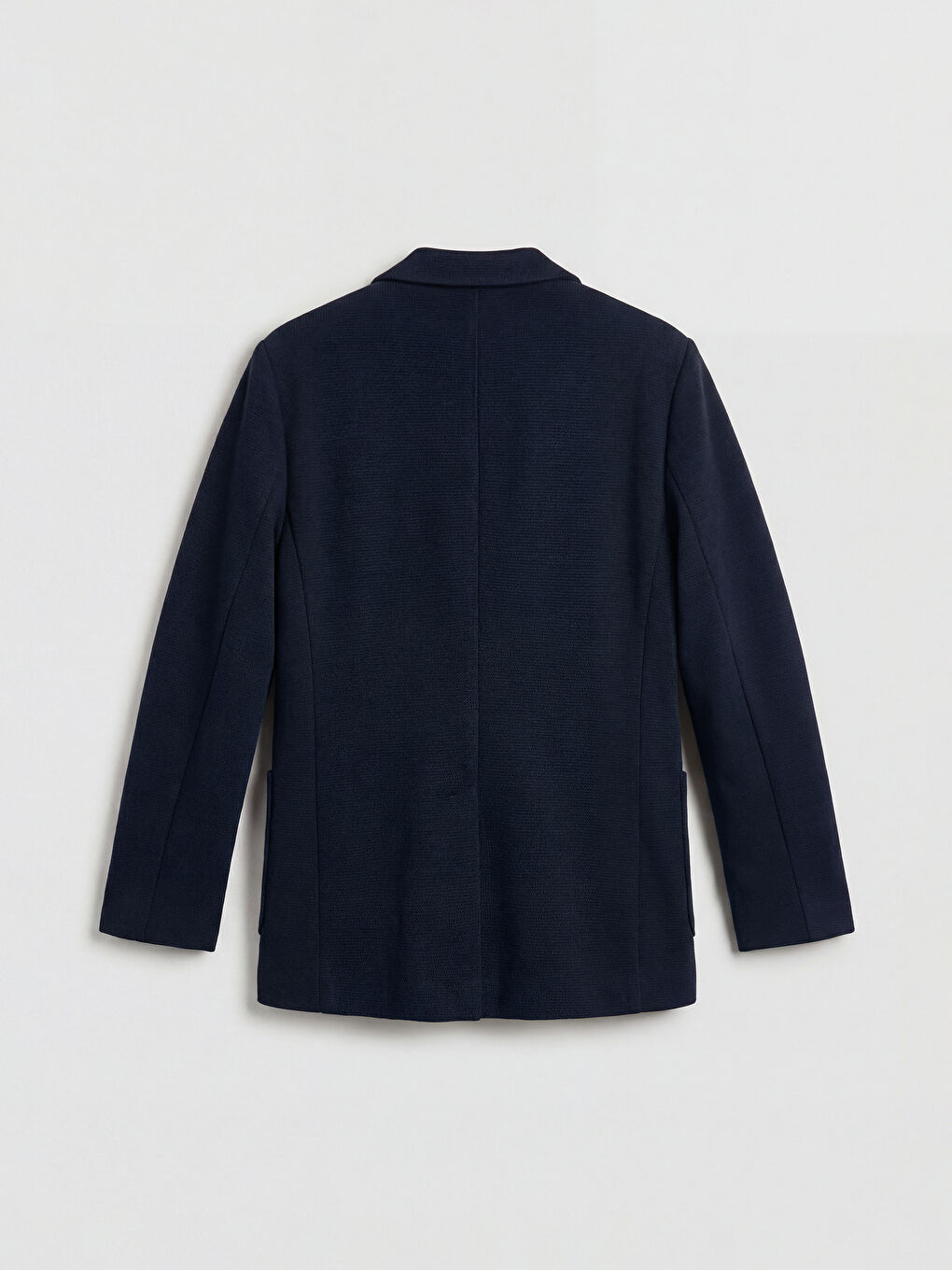 Lacivert Standart Kalıp Erkek Blazer Ceket-1