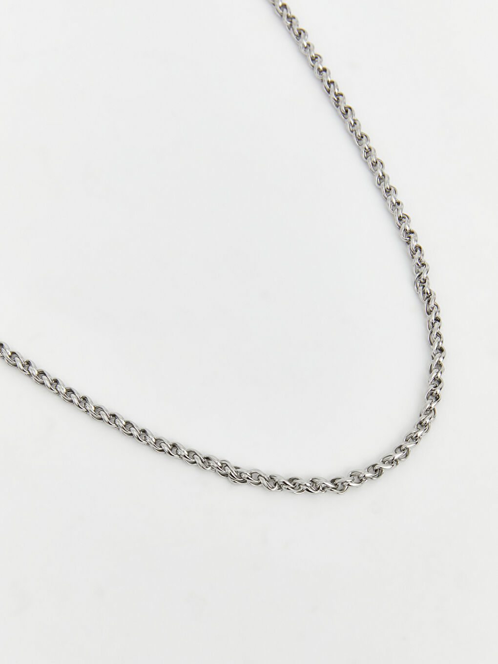 Gri Erkek Zincir Kolye-1