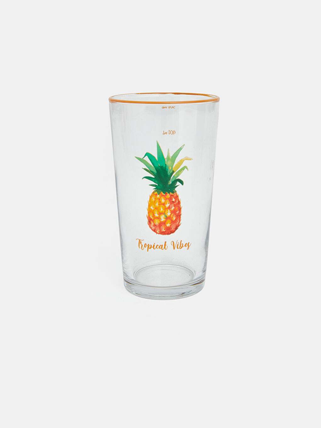 Pineapple Printed Glass Water Glass 570 ml-1