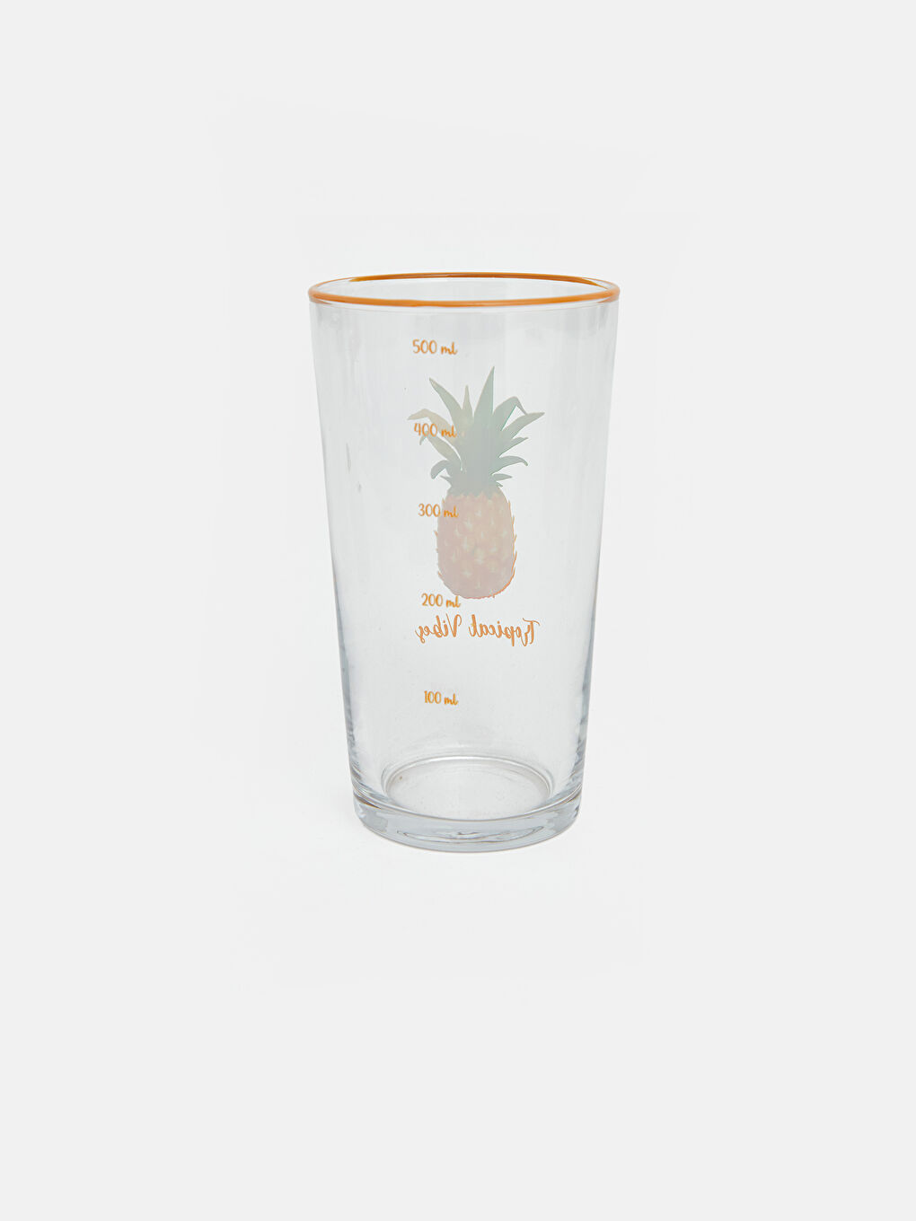 Pineapple Printed Glass Water Glass 570 ml-2