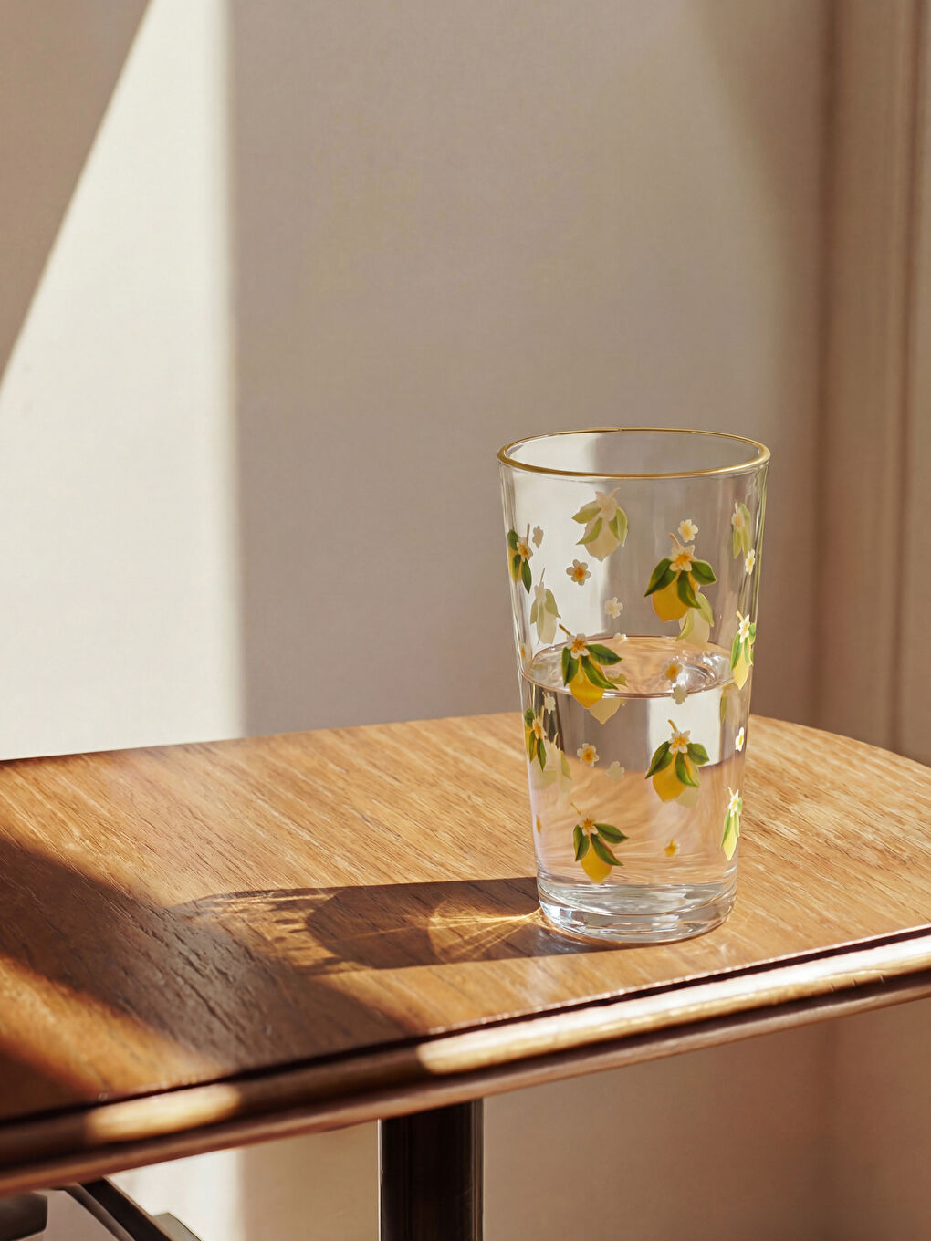 Karışık Baskılı Cam Su Bardağı 500 ml	