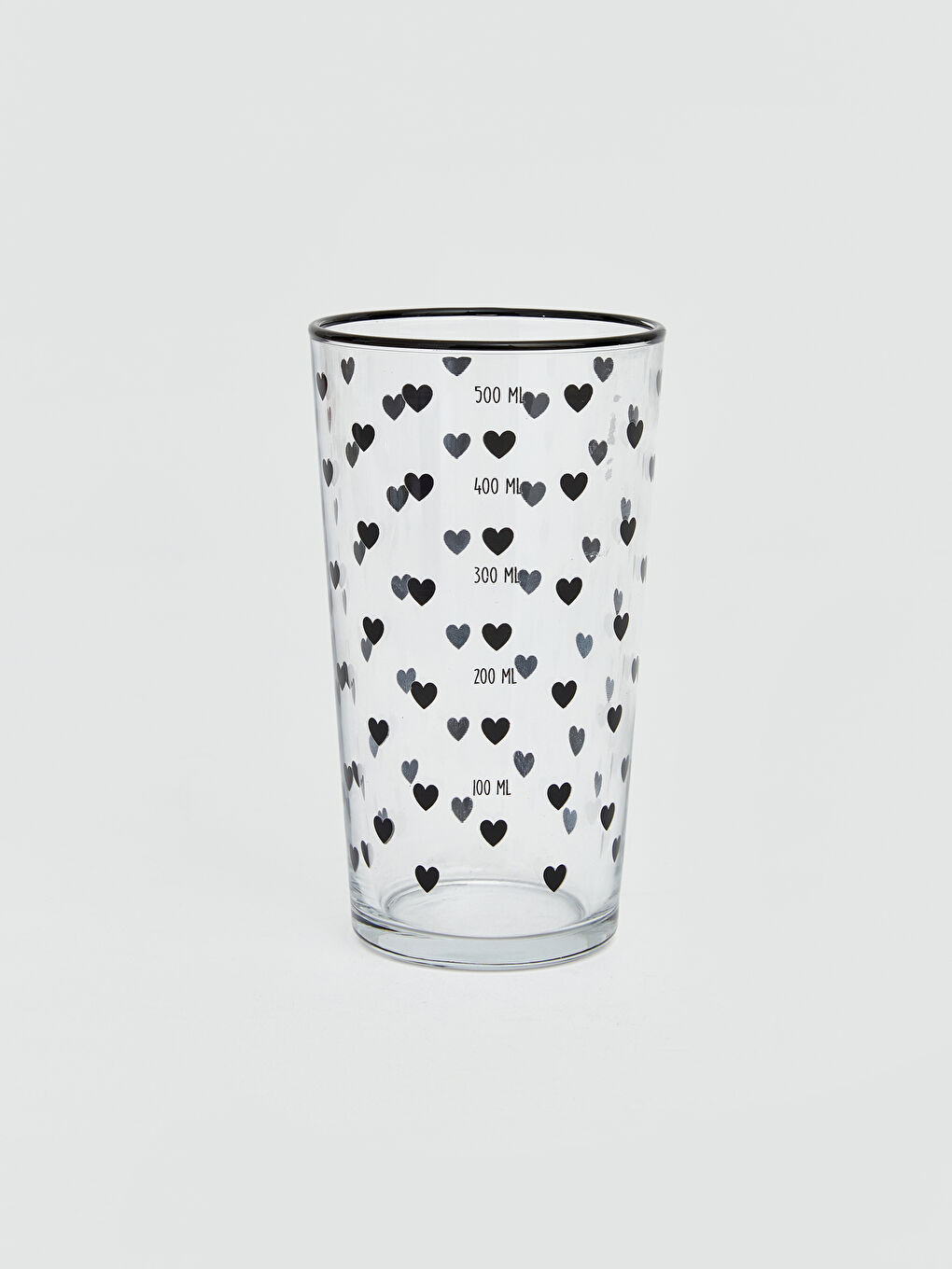 Karışık Kalp Baskılı Cam Bardak 570 Ml-2