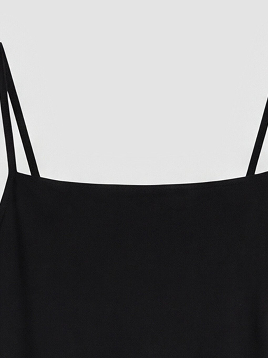 Square Neck Strappy Ruched Dress-6
