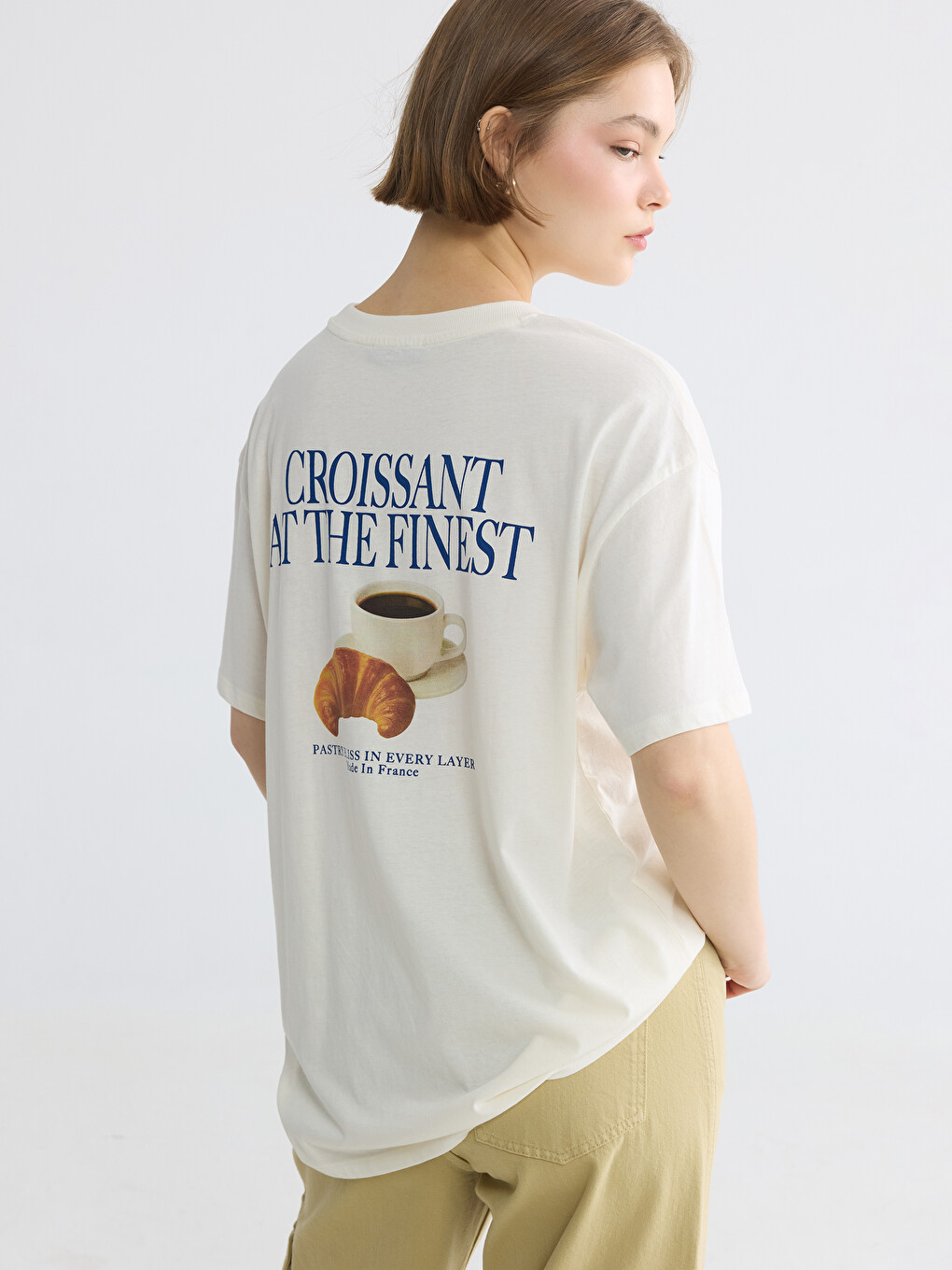 Crew Neck Printed Women's T-Shirt