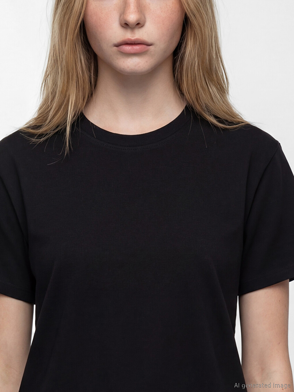 Crew Neck Women's T-Shirt-2