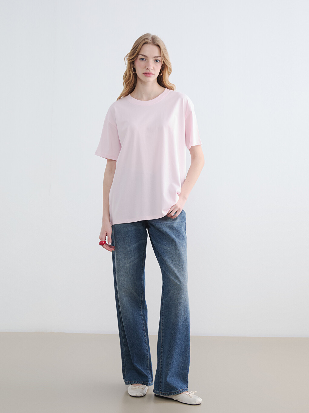 Crew Neck Women's T-Shirt-1