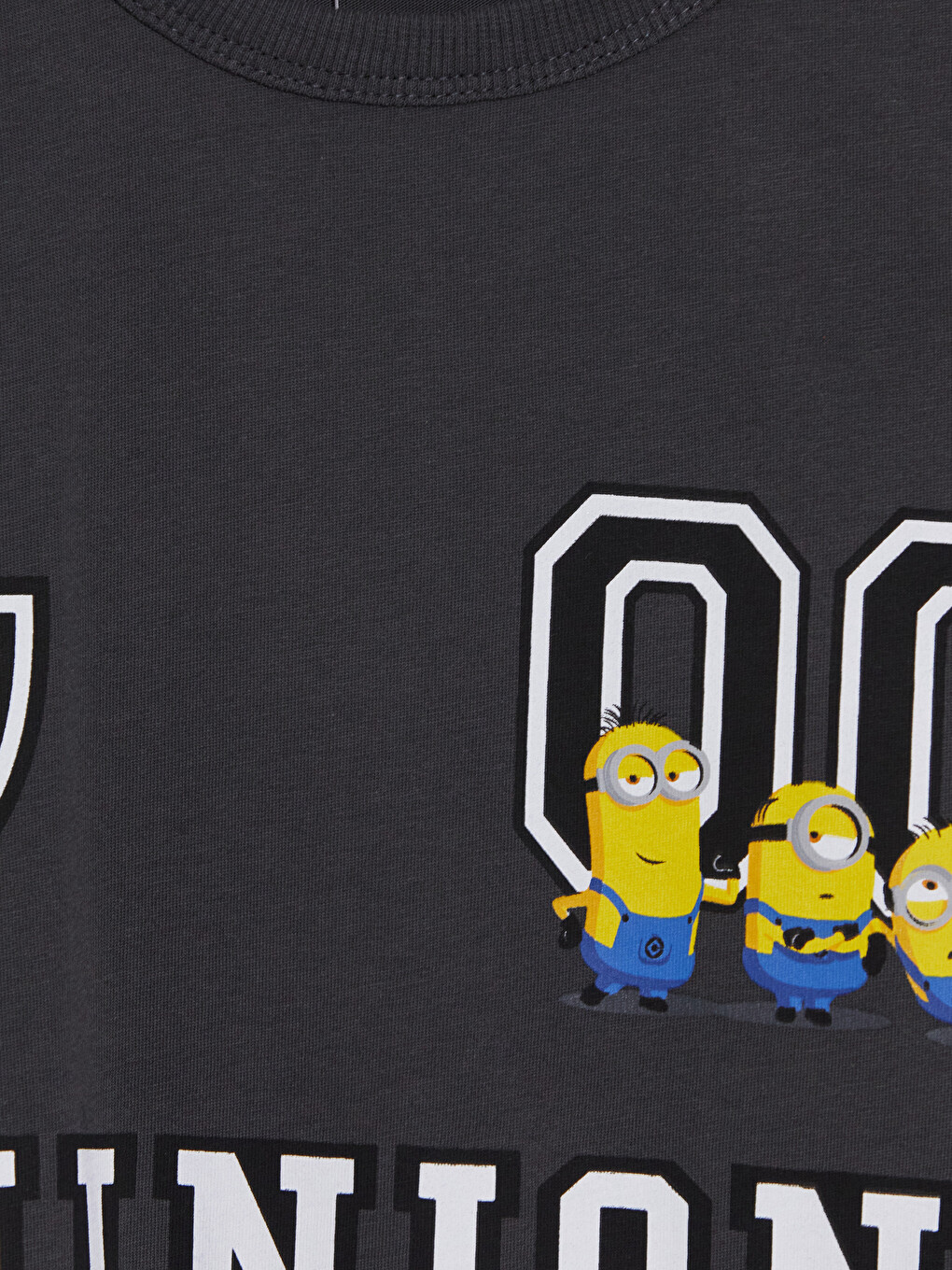 Crew Neck Minions Printed Boys' T-Shirt-2