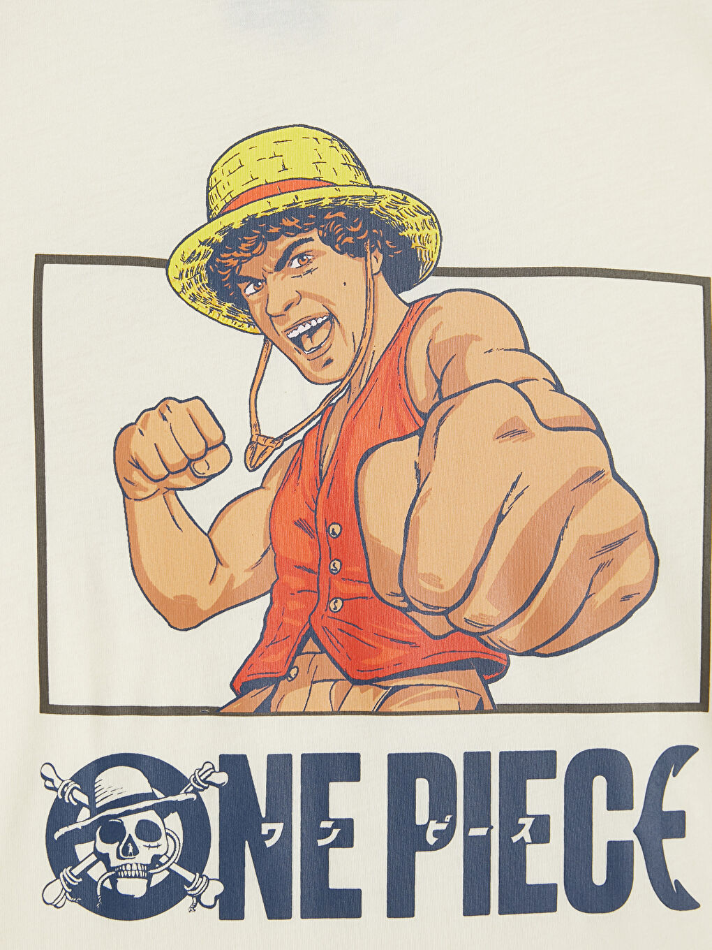 Bej Bisiklet Yaka One Piece Baskılı Erkek Çocuk Tişört-2