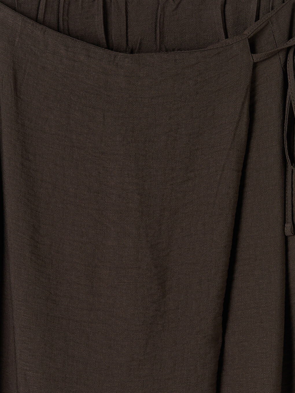 Side Tie Wide Leg Women's Trousers-6