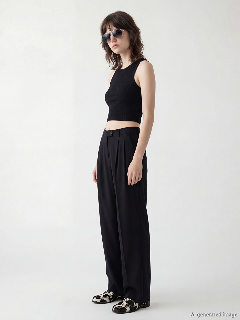 Woman BLACK Tank Top-1