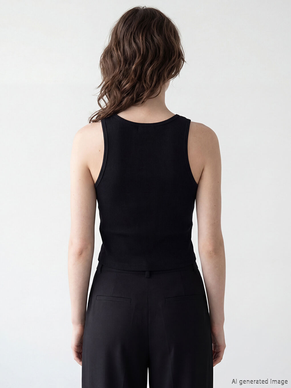 Woman BLACK Tank Top-2