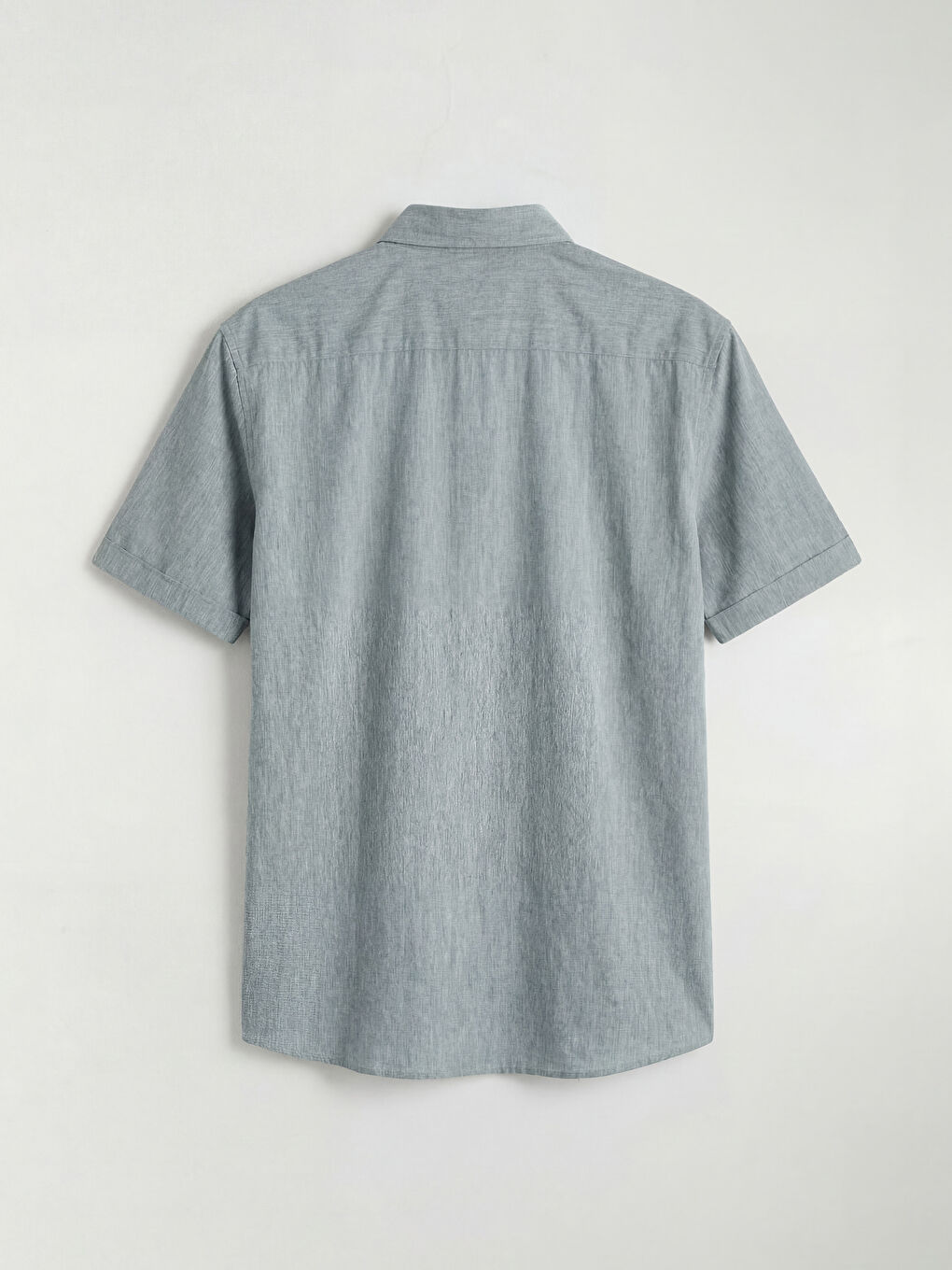 Yeşil Regular Fit Erkek Gömlek-5