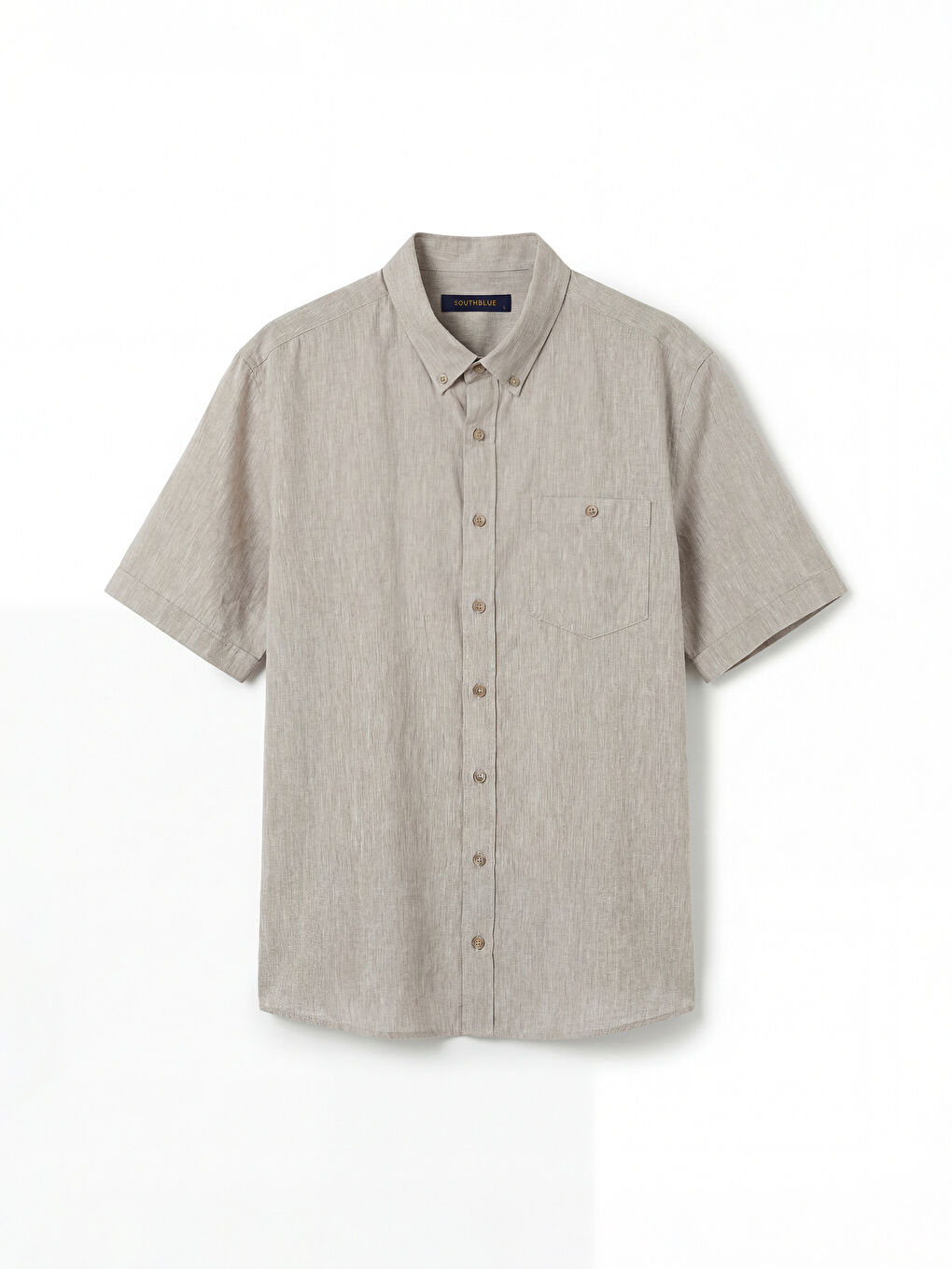 Bej Regular Fit Erkek Gömlek-4