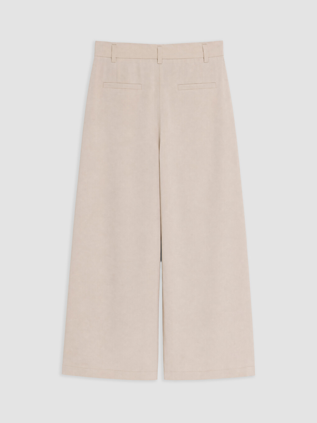Modal Blended Pleated Women's Fabric Trousers-5
