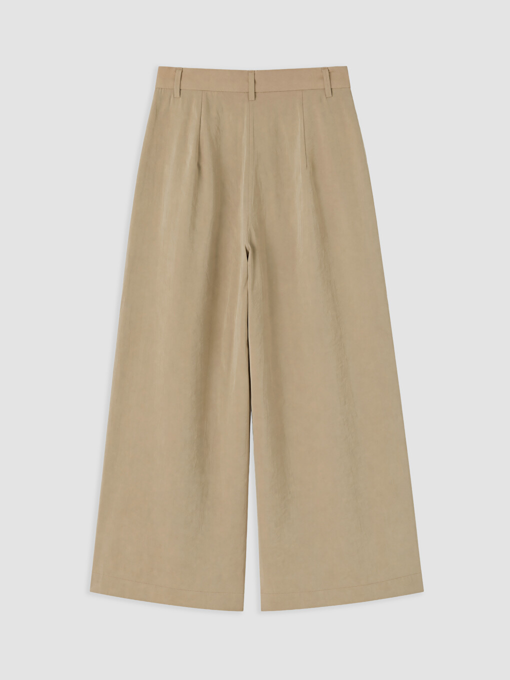 Modal Blended Pleated Women's Fabric Trousers-5