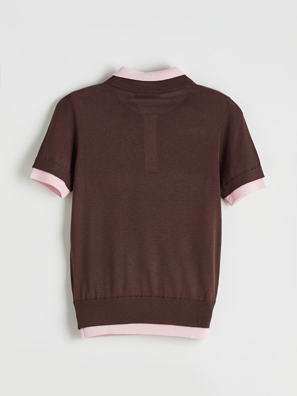 Polo Collar Women's Knitwear Sweater-4