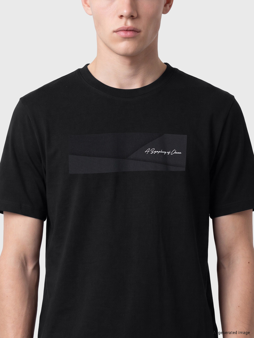 Regular Fit Printed Men's T-shirt-2
