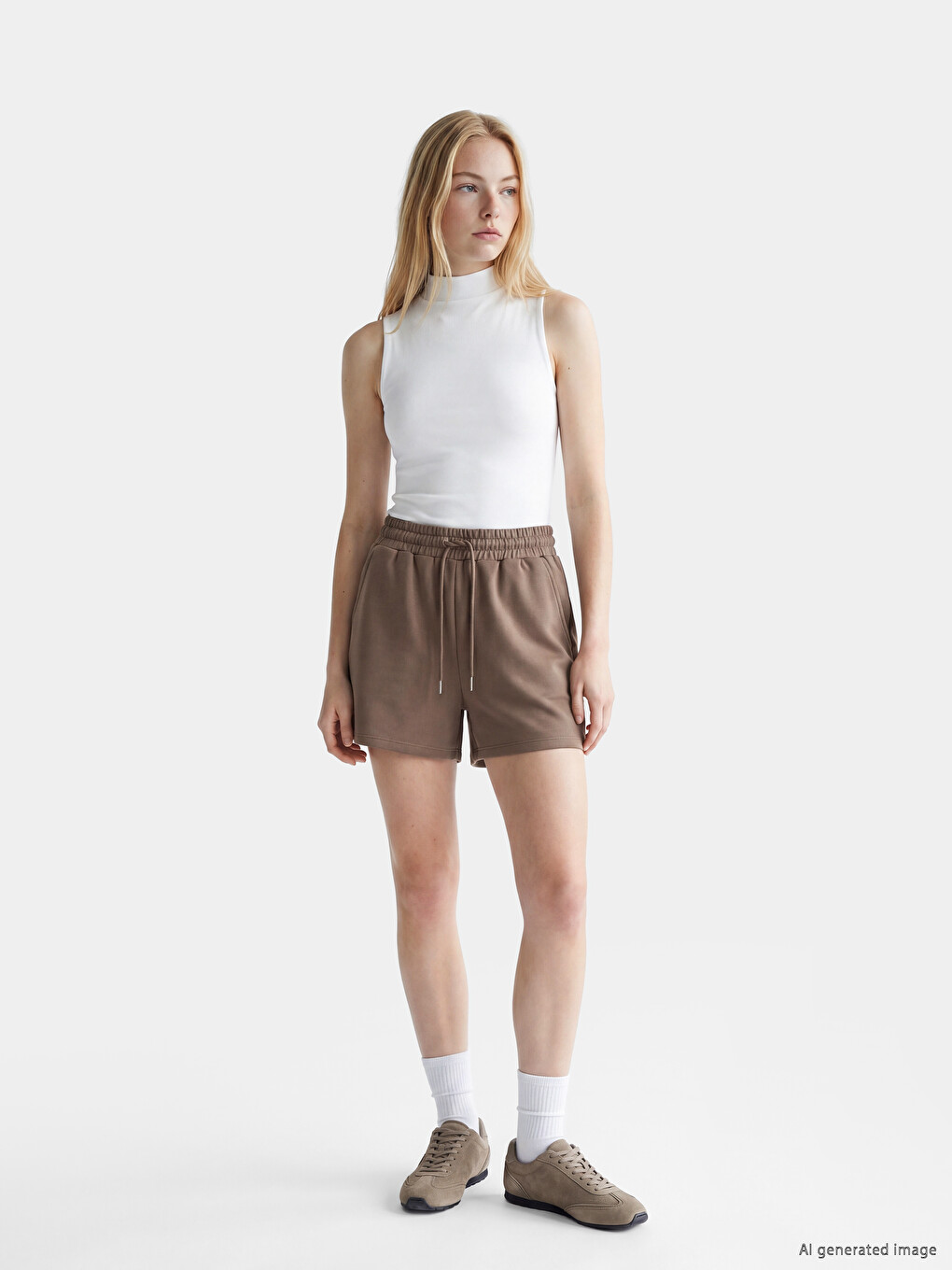 Elastic Waist Soft Touch Women's Shorts