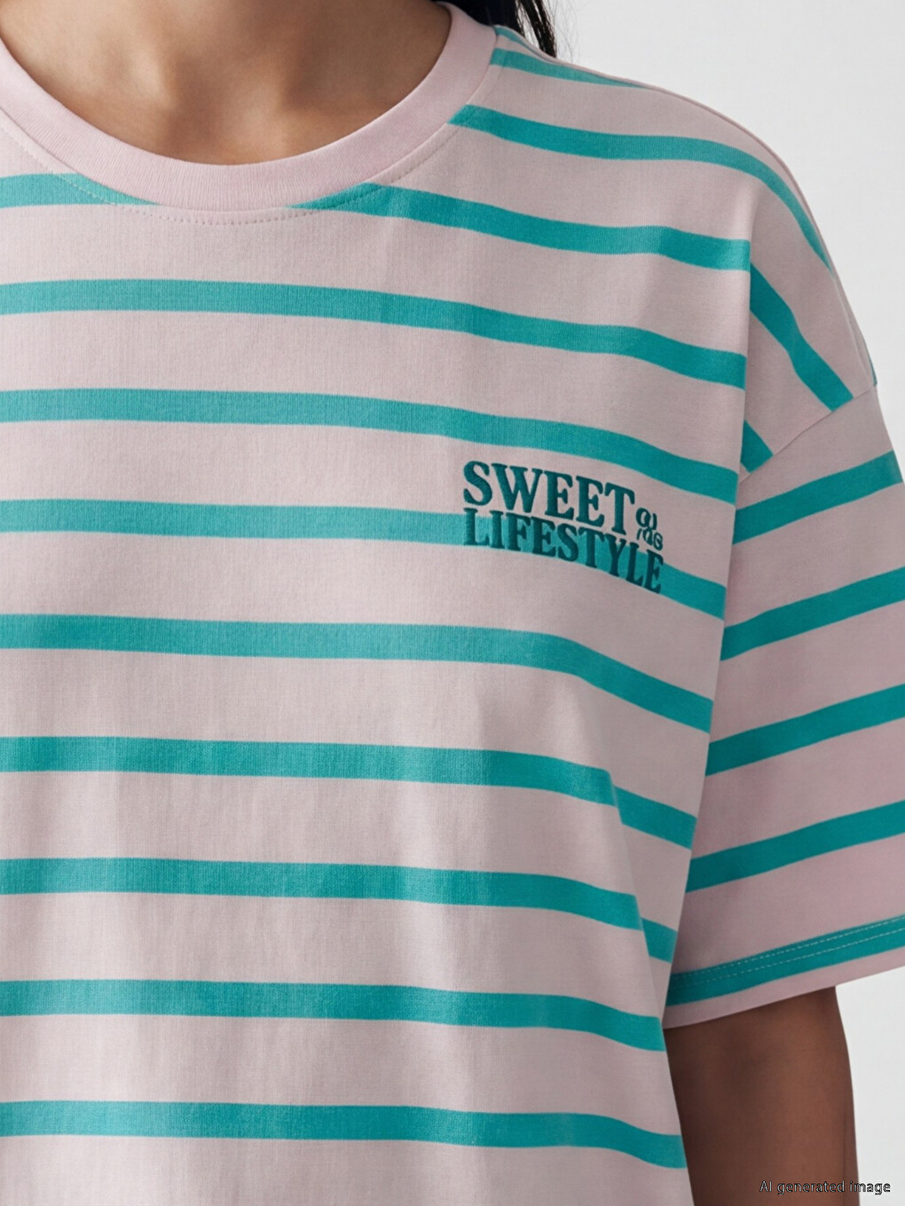 Woman Pink T-shirt-2