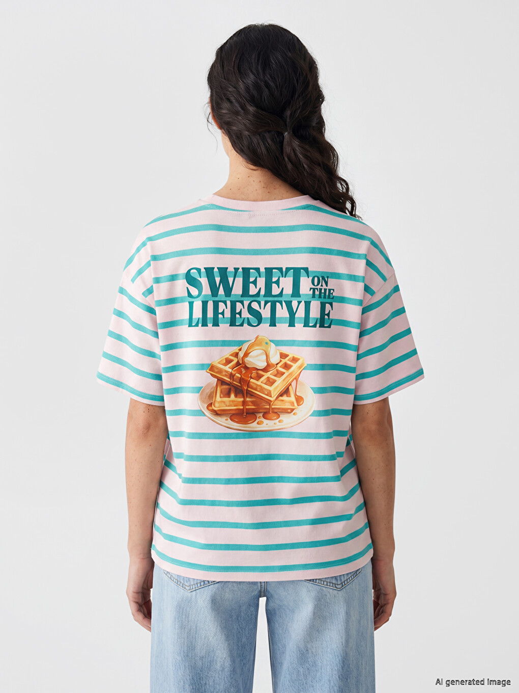 Woman Pink T-shirt-3