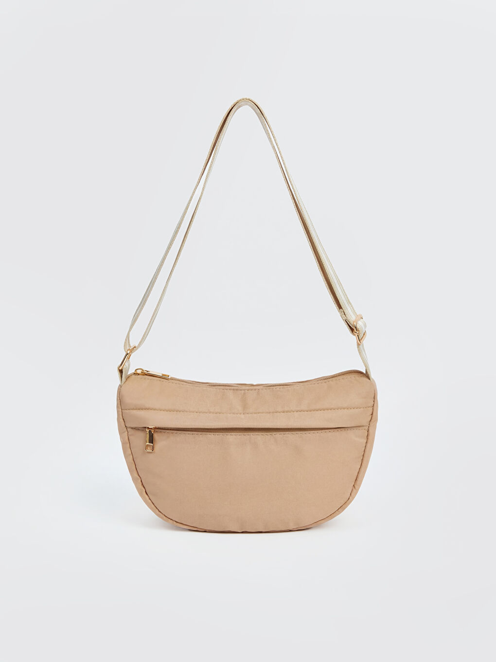 Ekru Ayarlanabilir Askılı Kadın Omuz Çantası