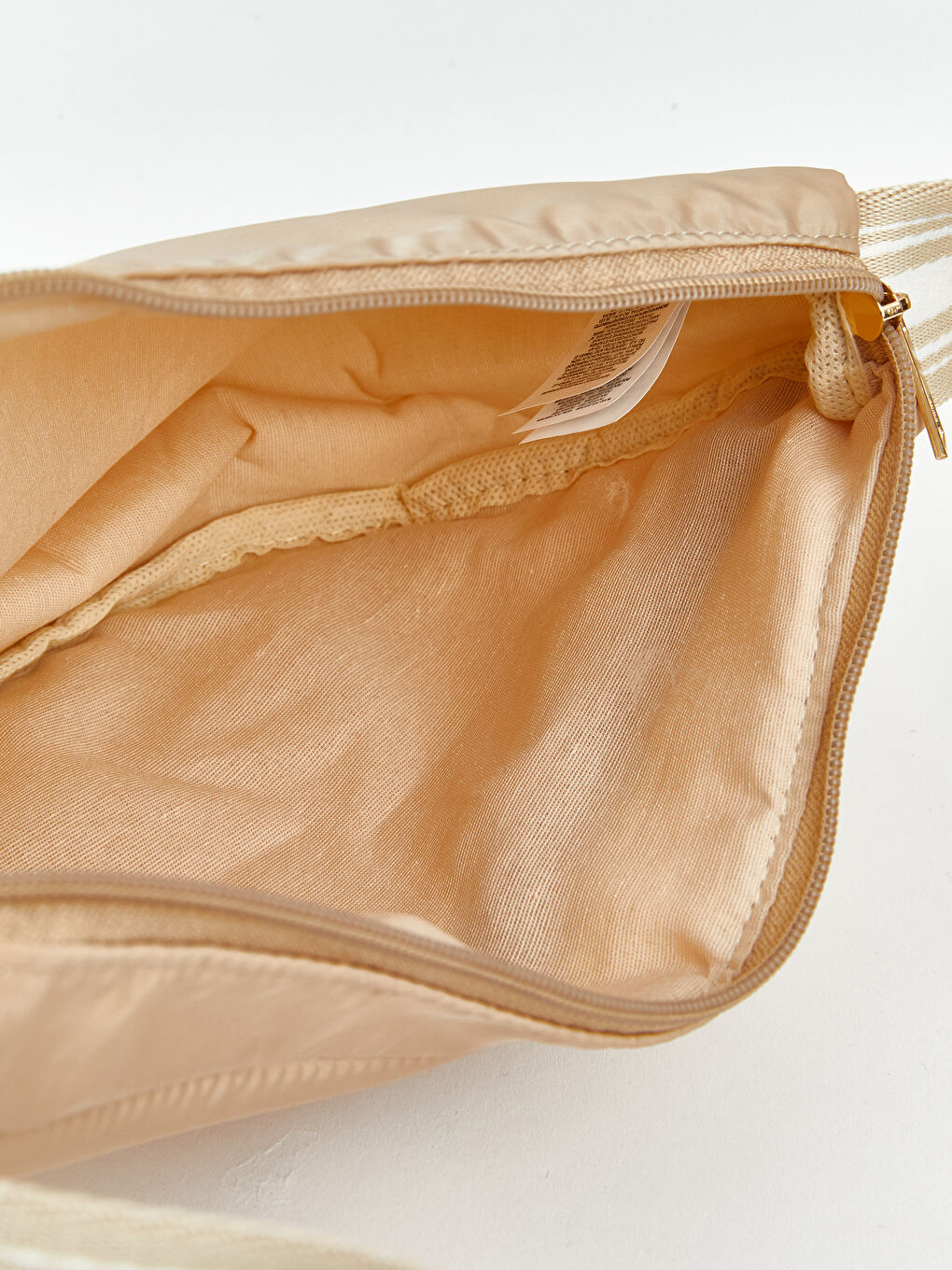 Ekru Ayarlanabilir Askılı Kadın Omuz Çantası-3