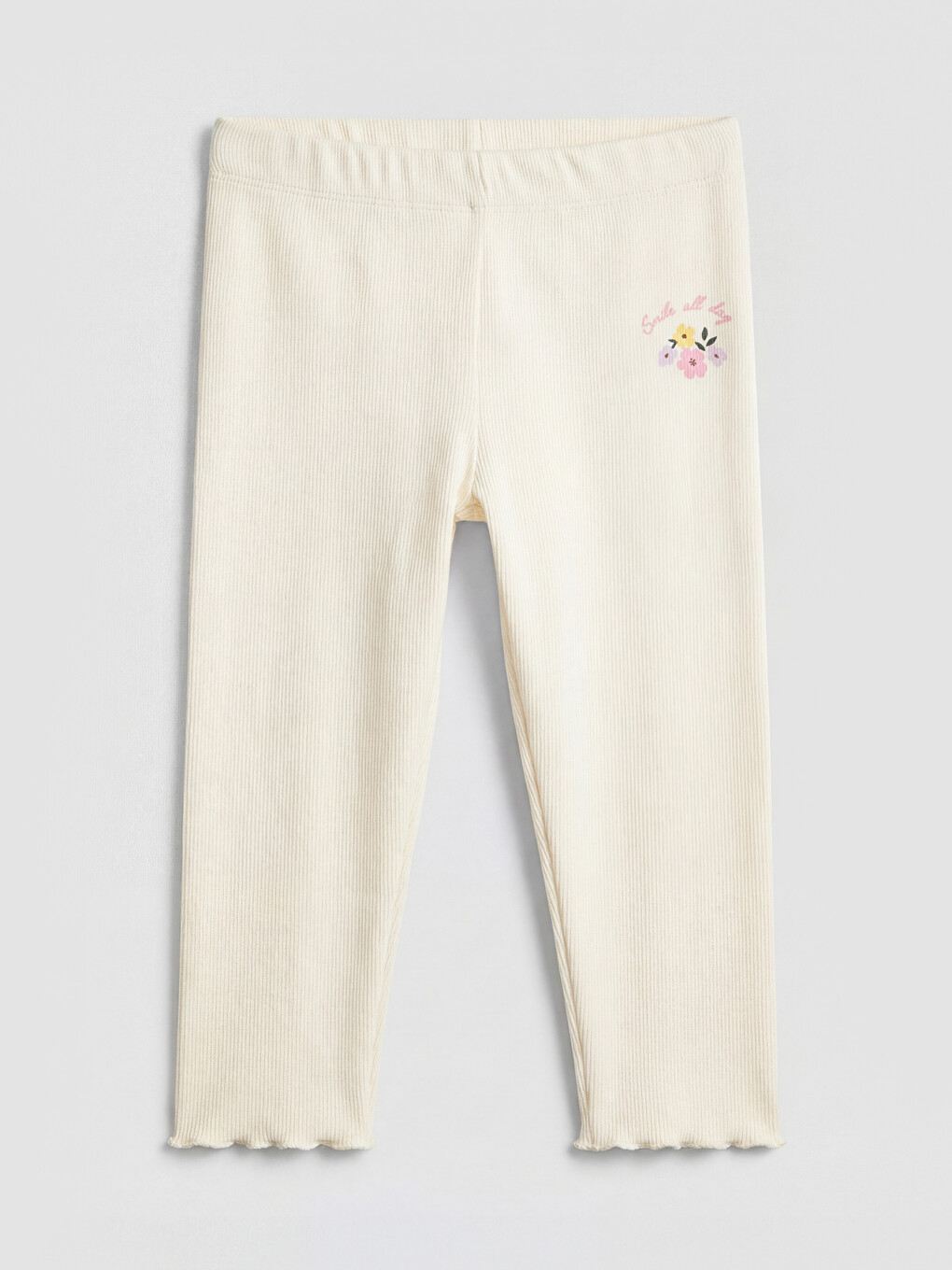 Floral Girls' Leggings 2 Pack-4
