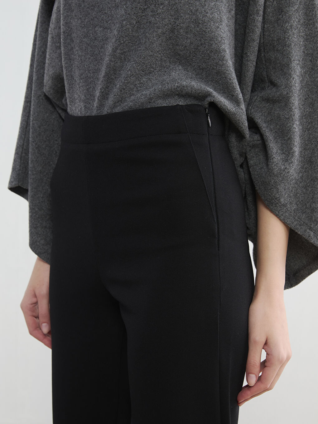 Slim Fit Ženske Pantalone-5