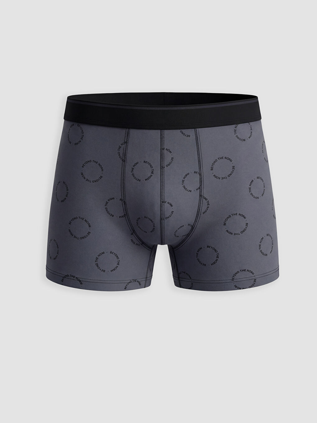 Siyah Regular Fit Erkek Boxer 3'lü-1