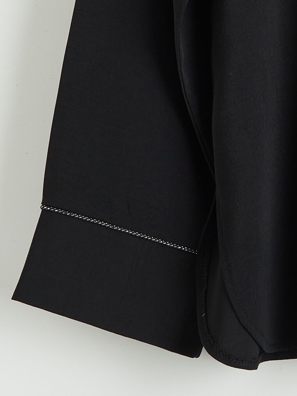 Siyah Regular Fit Kadın Gömlek-6