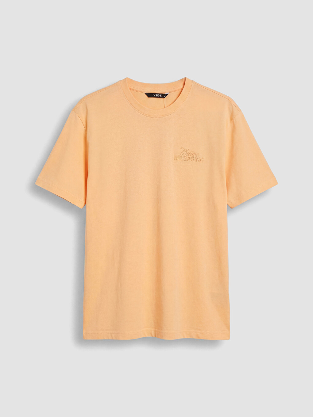 Relaxed Fit Crew Neck Embroidered Men's T-shirt-4