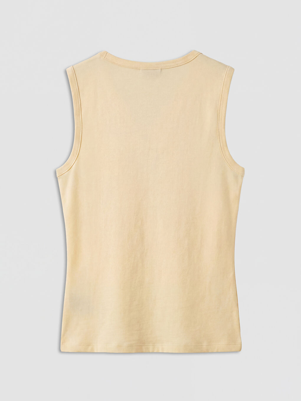 Woman Yellow Tank Top-1