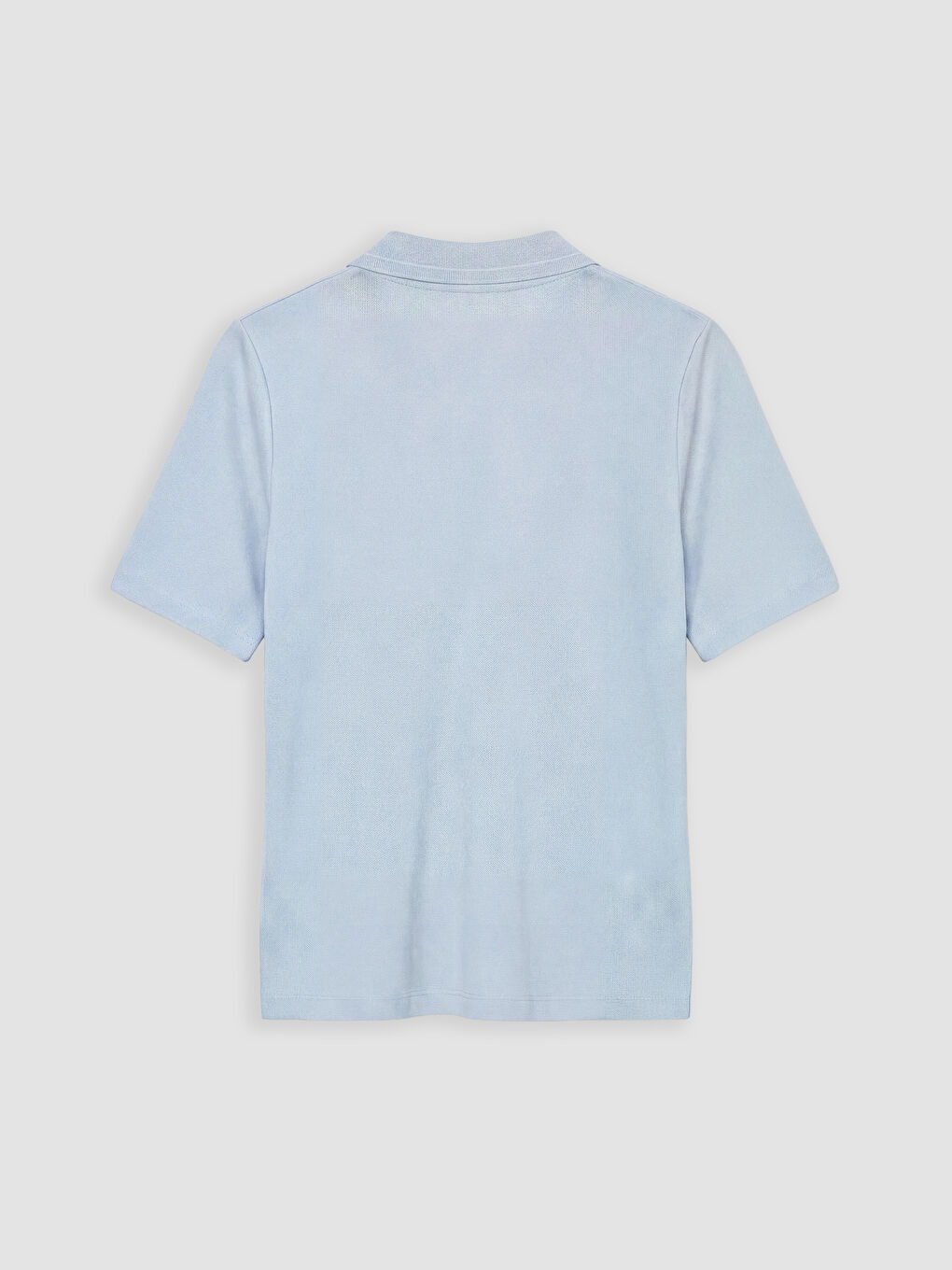 Mavi Polo Yaka Kadın Tişört-5