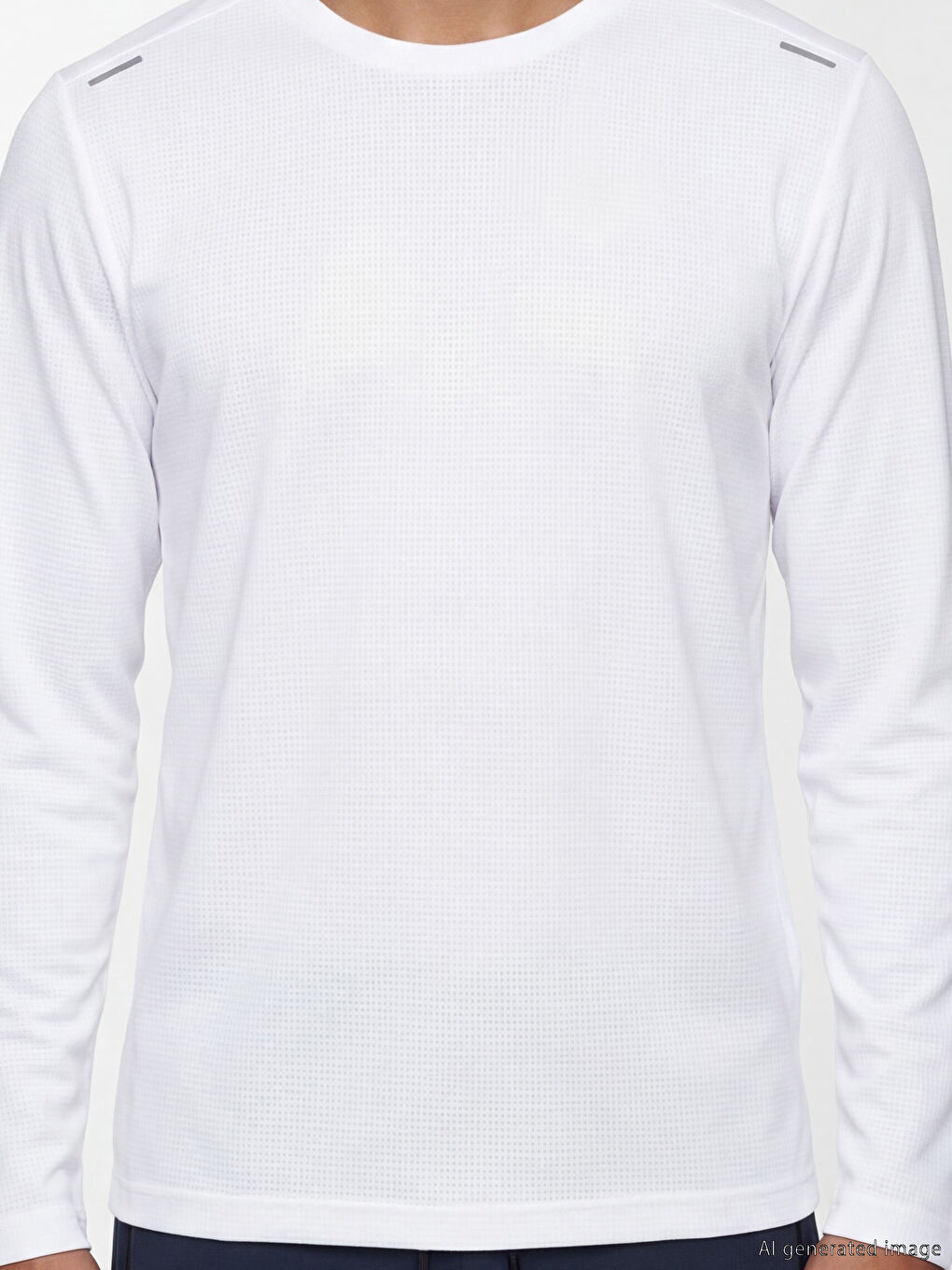 تي شيرت رجالي بقصة ضيقة وياقة دائرية-2