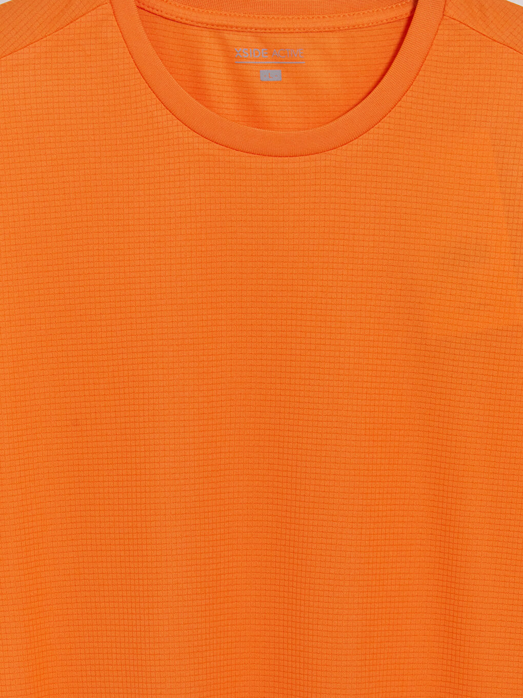 Crew Neck Men's Sports T-Shirt-2