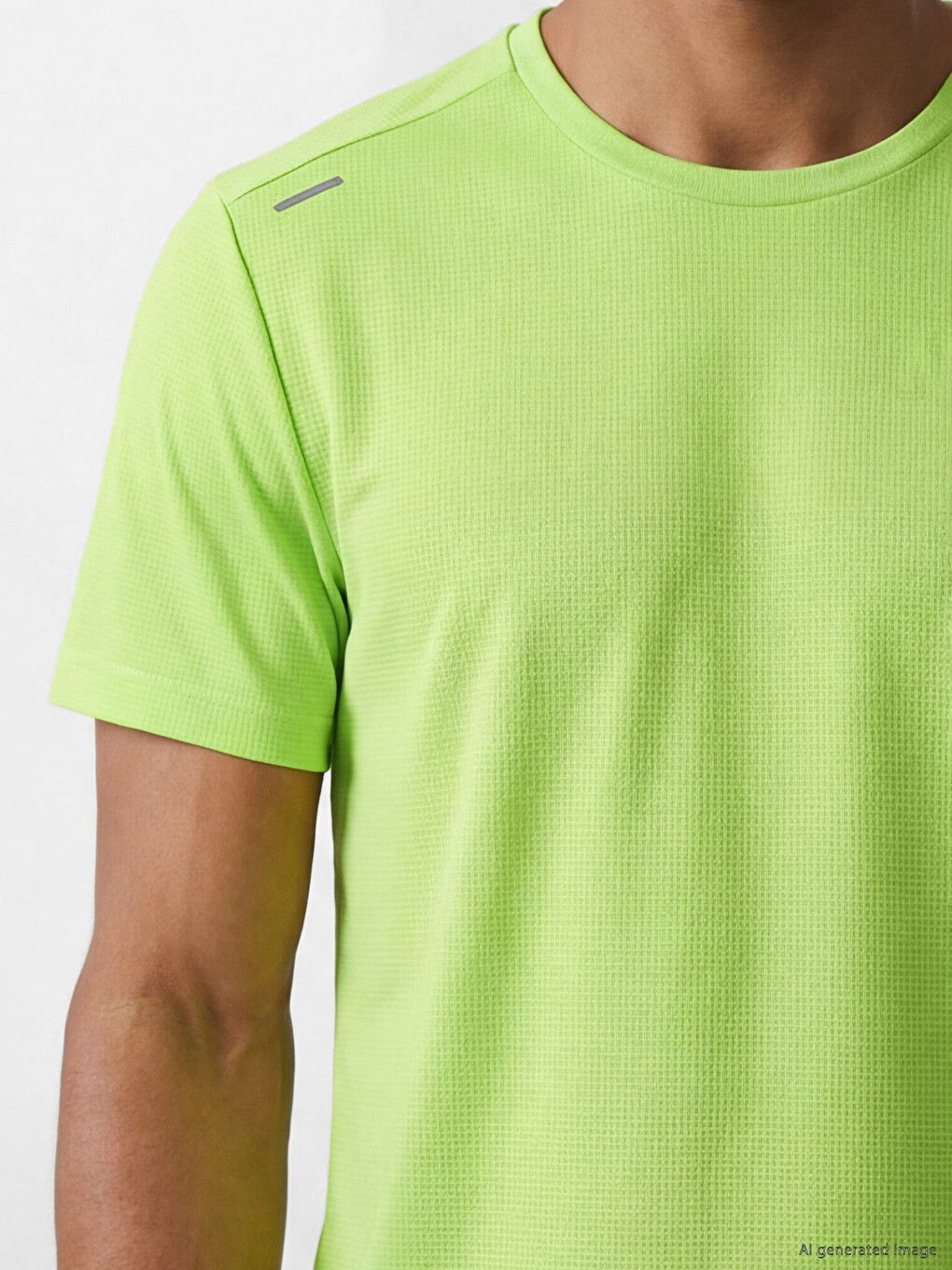 Crew Neck Men's Sports T-Shirt-2