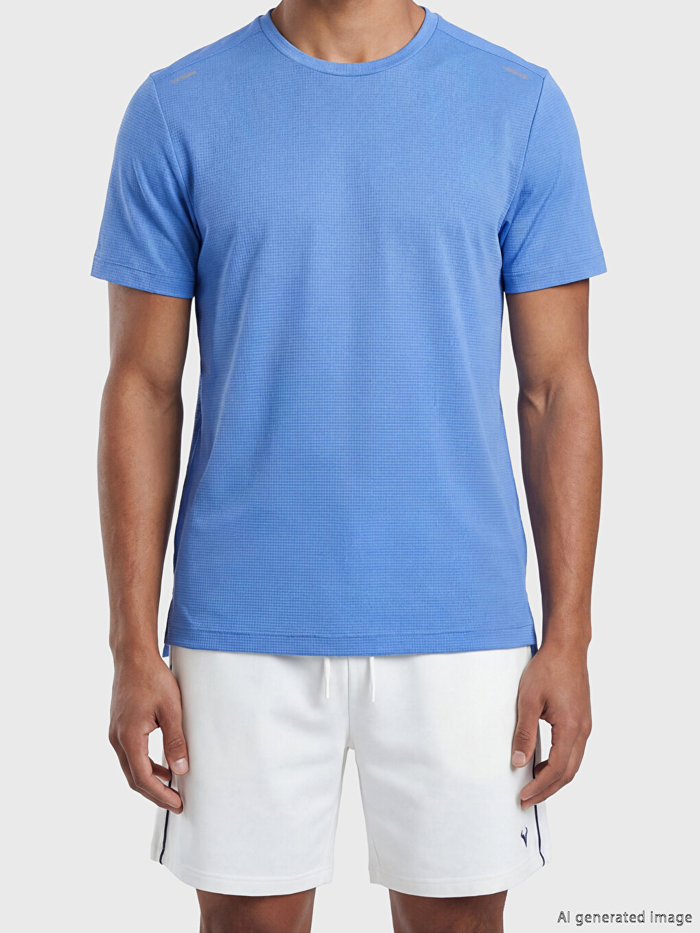 Crew Neck Men's Sports T-Shirt-2