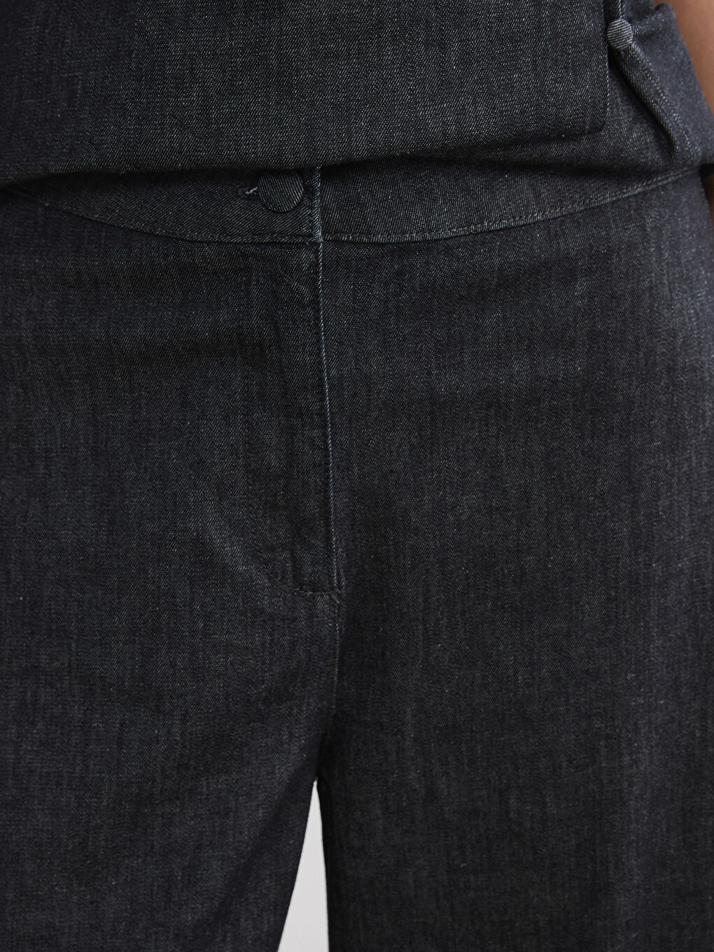 İndigo Wideleg Kadın Jean Pantolon-2