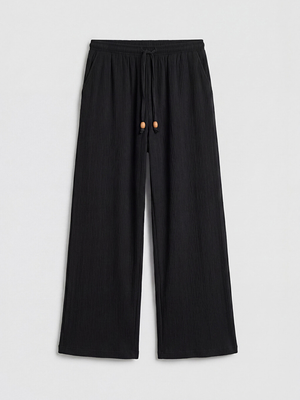 Elastic Waist Muslin Women's Trousers-4