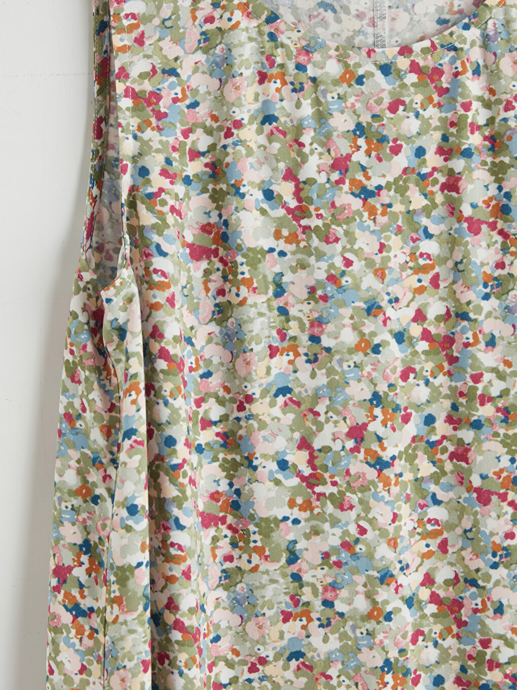 Rochie Croială A Guler Rotund Cu Volane-5
