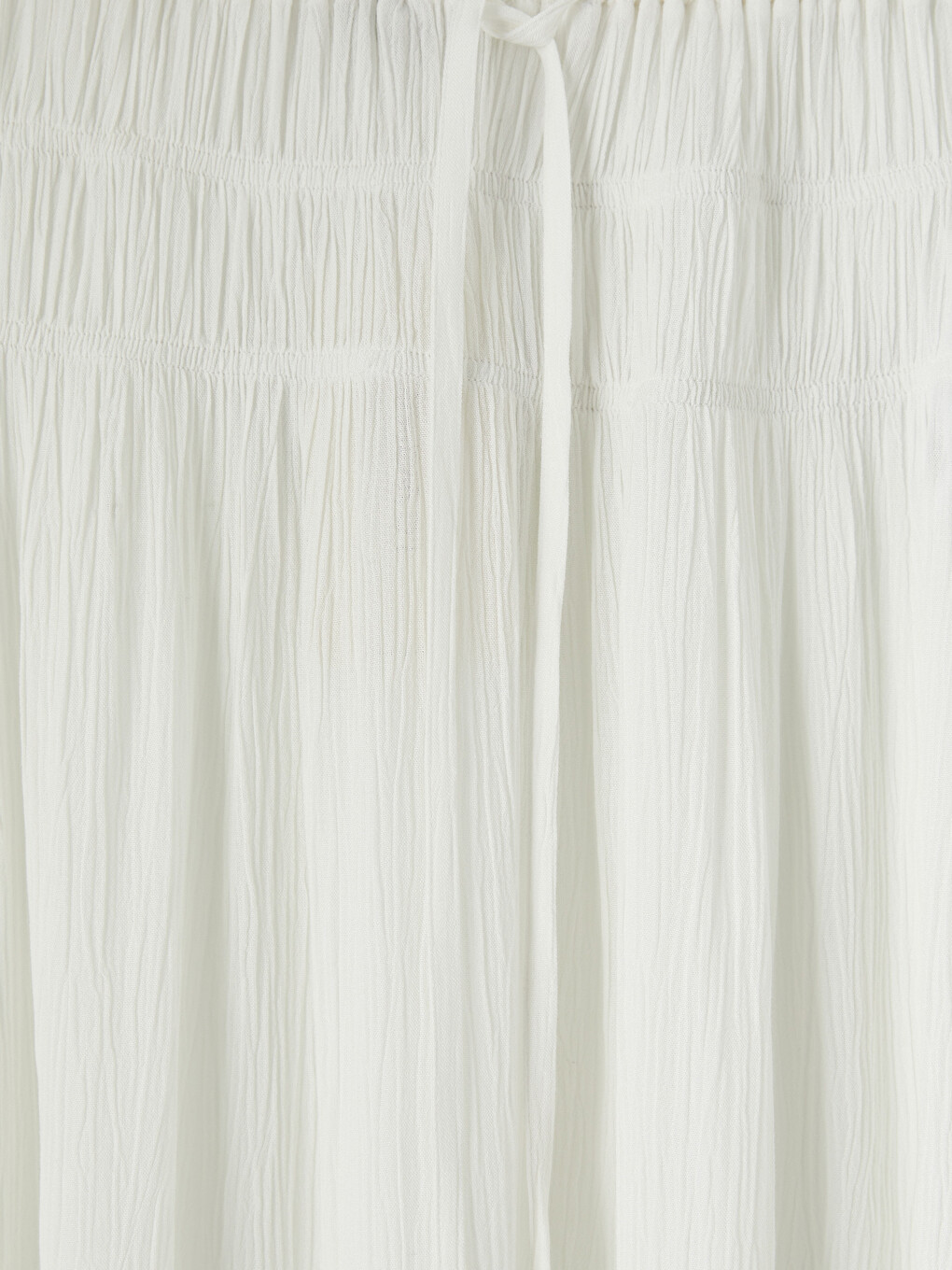 Woman White Skirt-6
