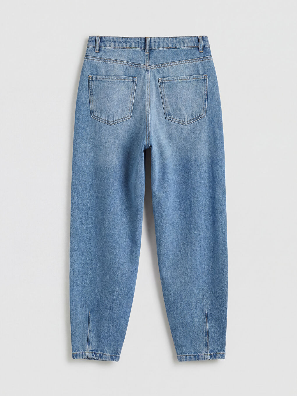 İndigo Barrel Fit Kadın Jean Pantolon	-1