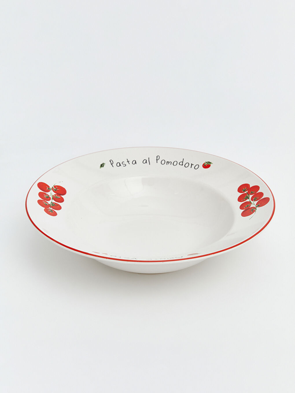 Karışık Baskılı Seramik Makarna Tabağı-1