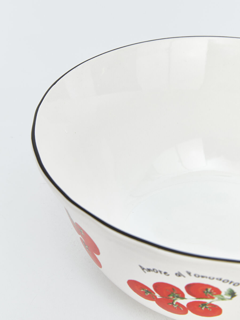 Karışık Domates Baskılı Seramik Salata Kasesi-3