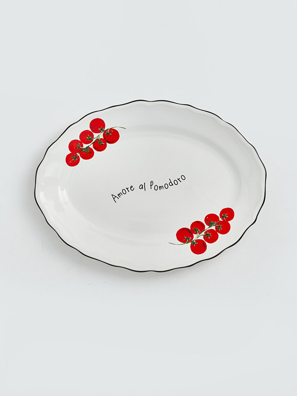 Karışık Domates Baskılı Seramik Tabak-4